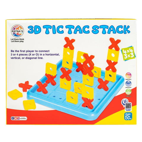 3D Tic Tac Stack Strategy Board Game - EKT4037