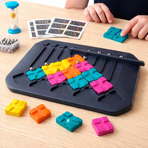 Marble Puzzle Board Game With 64 Challenges - EKT4039