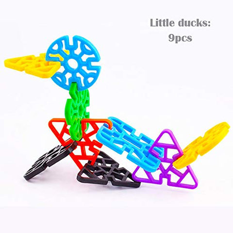 Shape Links Toys 72 Pcs With 7 Shapes - EKT4040