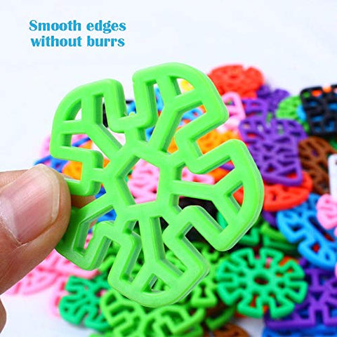 Shape Links Toys 72 Pcs With 7 Shapes - EKT4040