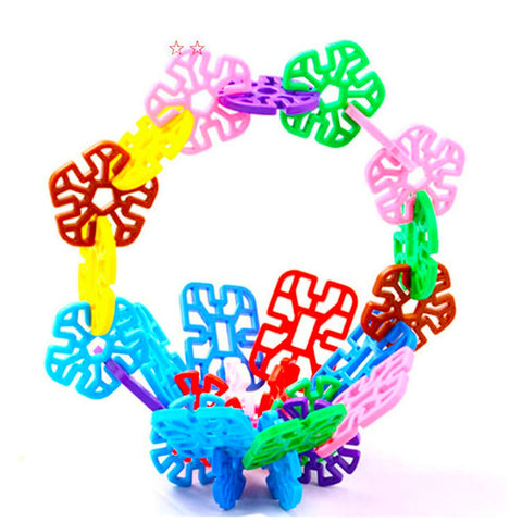 Shape Links Toys 72 Pcs With 7 Shapes - EKT4040