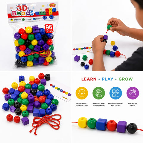 Color Beads Lacing Toy - EKT4043