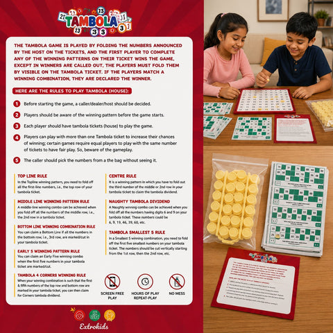 Tambola Kids And Family Game - EKT4064