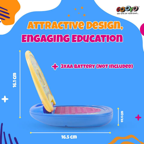 Kids Educational Learning Mini Laptop Toy With LED Display And Musical Effects - EKT4065