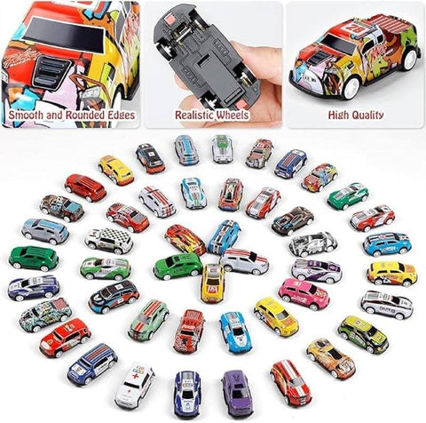 Pull Back 48 Pcs Race Cars Large Luxury Gift Box - EKT4074