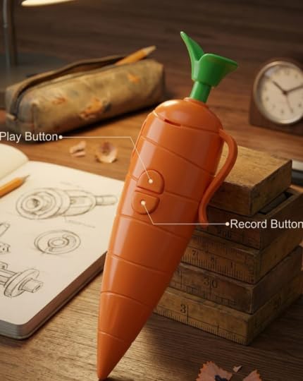 60 Second Carrot Voice Recorder Ballpoint Pen - EKT4079
