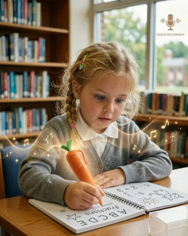 60 Second Carrot Voice Recorder Ballpoint Pen - EKT4079