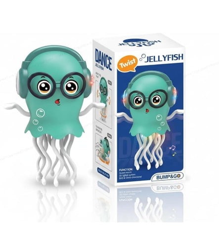 Dancing Jellyfish Toy with Light Up Musical and 360 Degree Rotating Tentacles - EKT4080