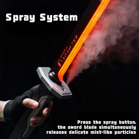 65 Cm LED Spark Sword with Sound and Fog - EKT4085