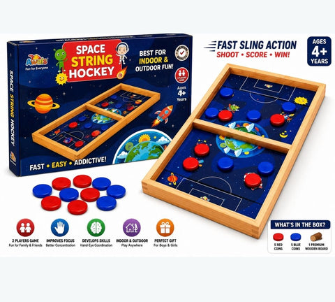 Space String Hockey Game for Kids and Adults - EKT4086