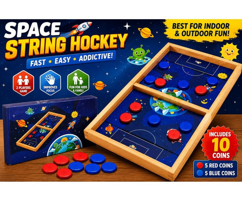 Space String Hockey Game for Kids and Adults - EKT4086