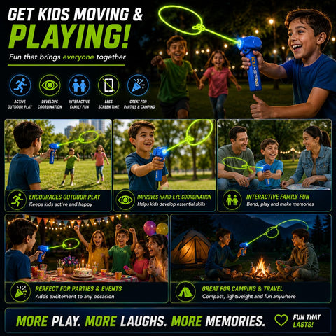 Glow String Rope Launcher toy - EKT4089