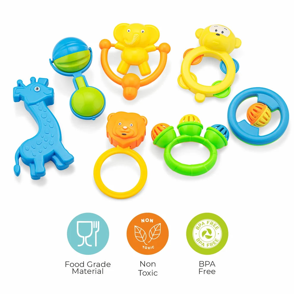 Houseful Rattle Set of 7 for Infants - EKT4091