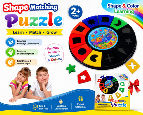 Shape Learning and Matching Puzzle for Kids - EKT4095