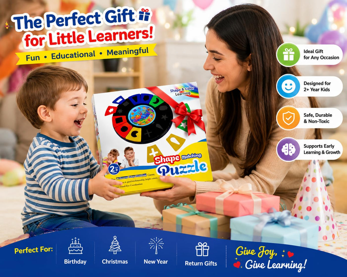 Shape Learning and Matching Puzzle for Kids - EKT4095
