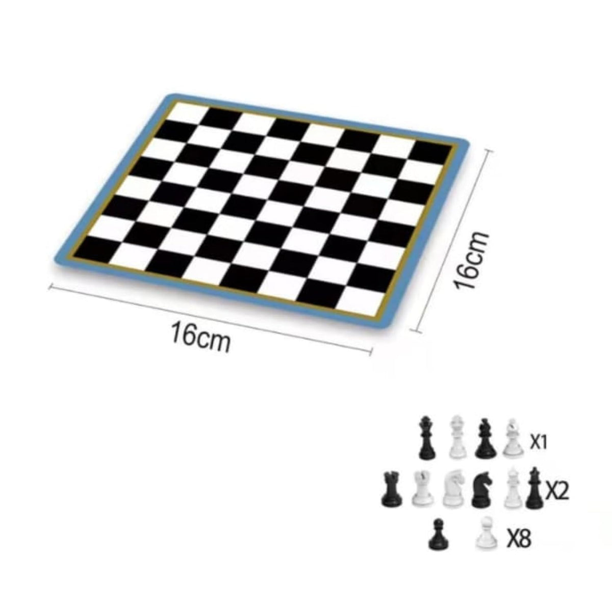 Kids Classic Chess Game with Silver Box - EKT4096