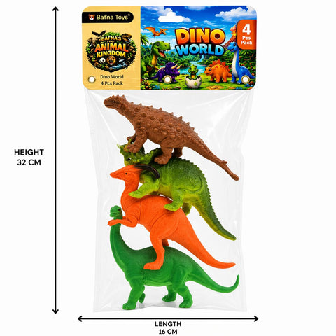 Dino World Toys Set of 4 - EKT4097