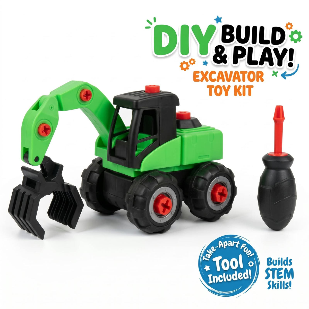 Excavator DIY Toy Kit - EKT4100