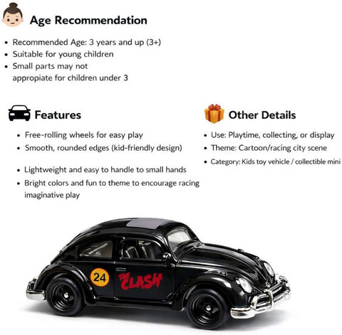 1:64 Volkswagen Beetle Diecast Car - EKT4105