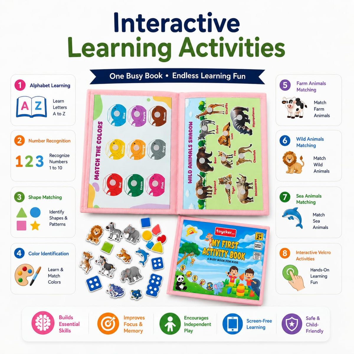 First Activity Busy Book For Kids - EKT4107