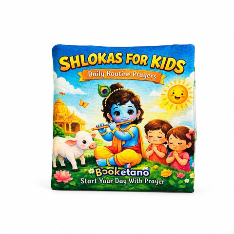 Shlokas for Kids Daily Routine Prayers Cloth Book - EKT4108