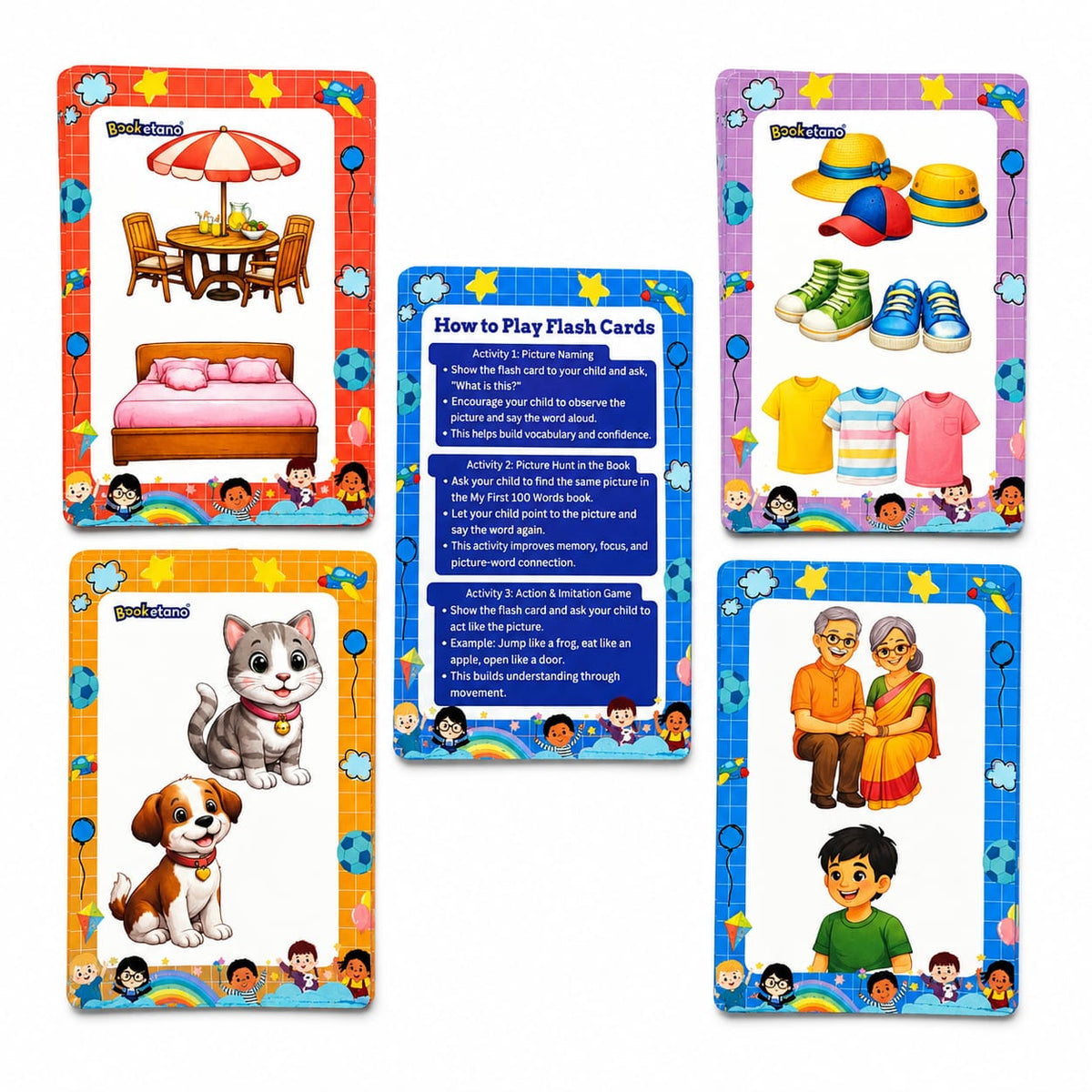 Cloth Book flash Cards for Kids - EKT4110
