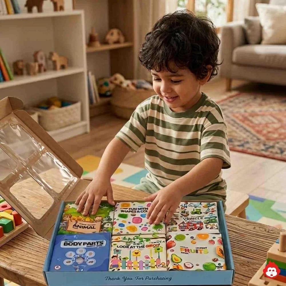 Early Education Cloth Book for Kids Pack of 6 Level 01 - EKT4114
