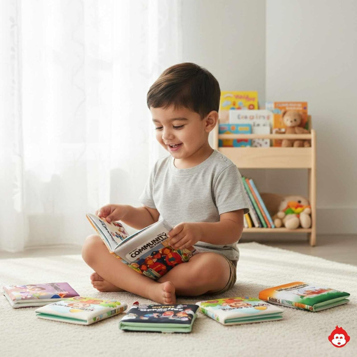 Early Education Cloth Book for Kids Pack of 6 Level 02 - EKT4115