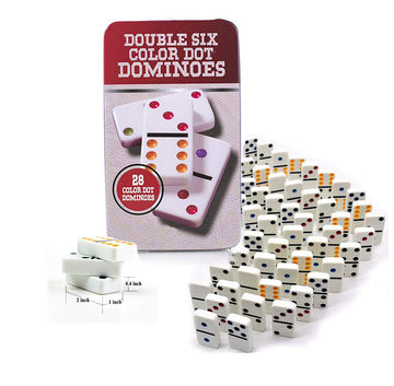 Double Six Color Dot Dominoes - EKT4119