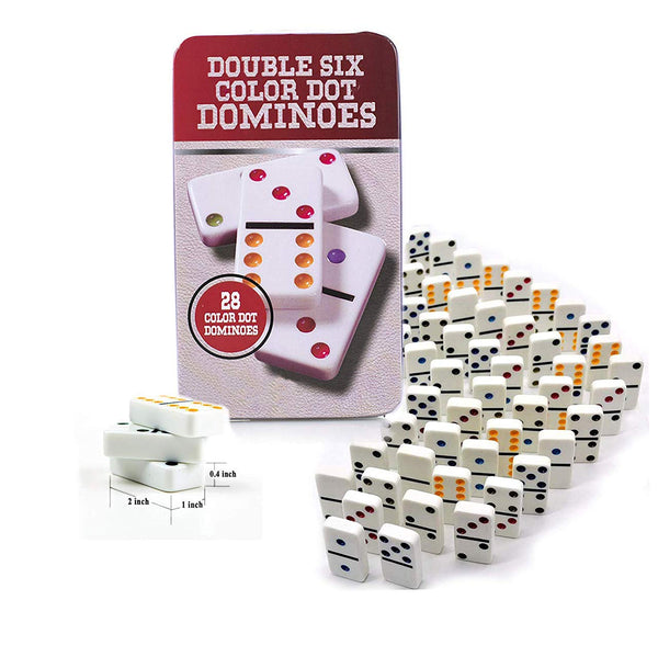 Double Six Color Dot Dominoes - EKT4119