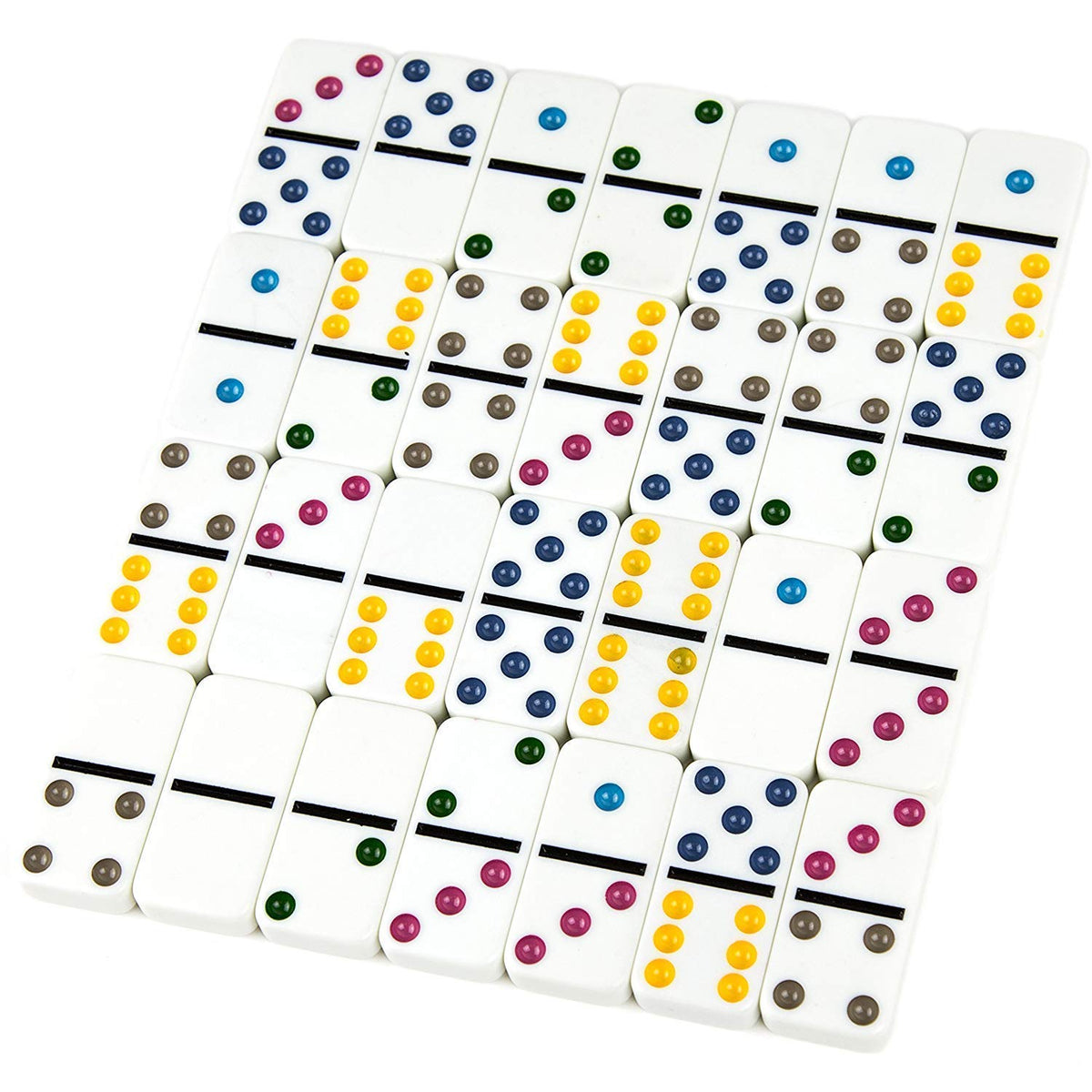Double Six Color Dot Dominoes - EKT4119