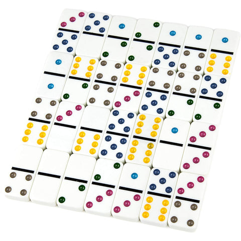 Double Six Color Dot Dominoes - EKT4119