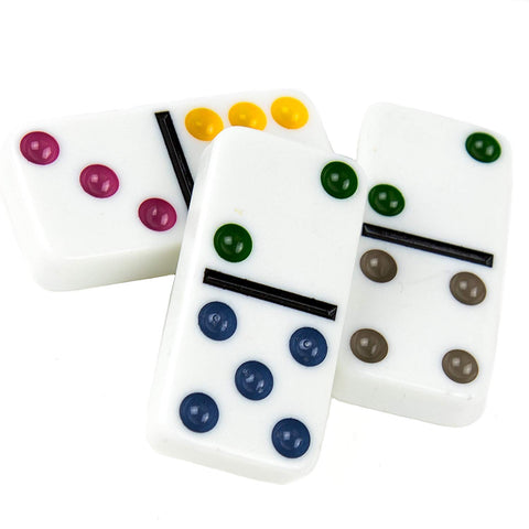 Double Six Color Dot Dominoes - EKT4119
