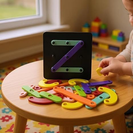 Braintastic Alpha Numeric Puzzle Board for Kids - EKT4126