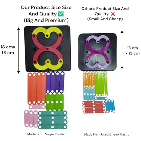Braintastic Alpha Numeric Puzzle Board for Kids - EKT4126