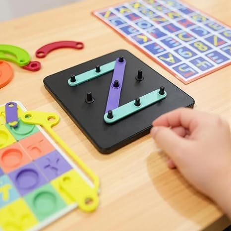 Braintastic Alpha Numeric Puzzle Board for Kids - EKT4126