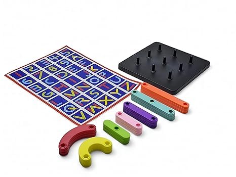 Braintastic Alpha Numeric Puzzle Board for Kids - EKT4126