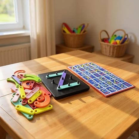 Braintastic Alpha Numeric Puzzle Board for Kids - EKT4126