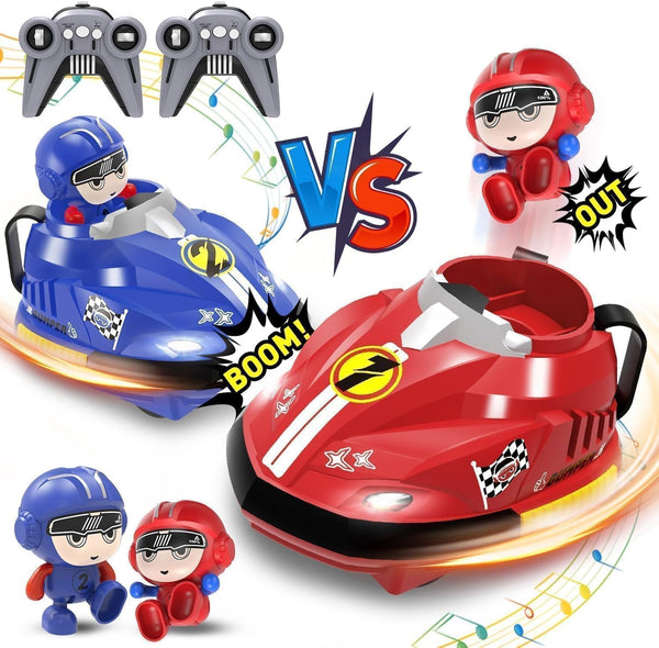 2 Player Go Kart RC Bumper Car Game for Kids - EKT4128