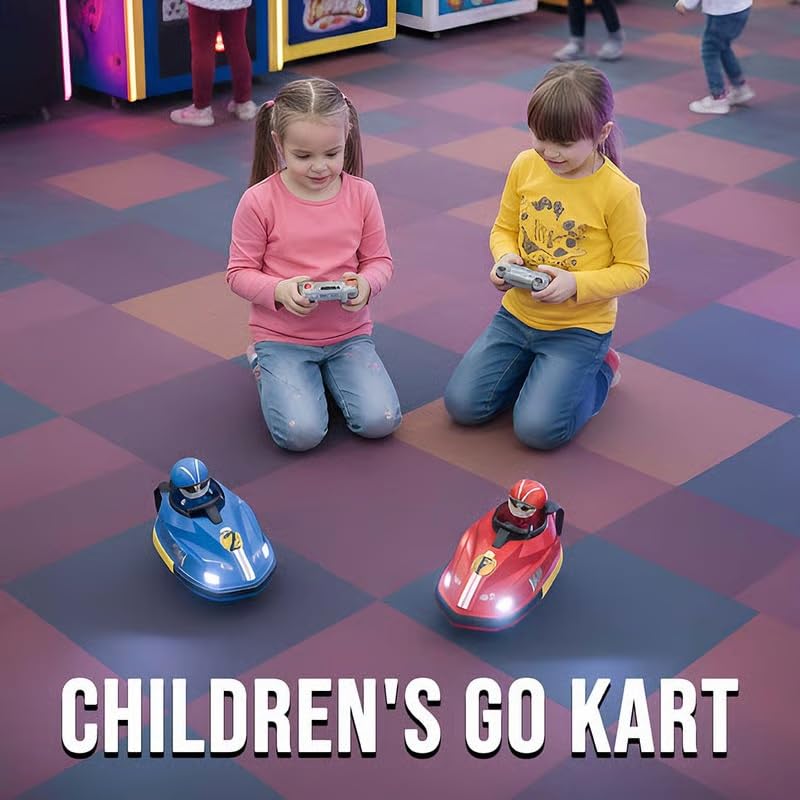 2 Player Go Kart RC Bumper Car Game for Kids - EKT4128