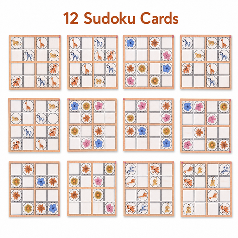 SUDOKU GAME ANIMALS AND FLOWERS - EKW0222