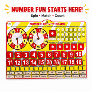 Number activity Velcro chart - EKW0257