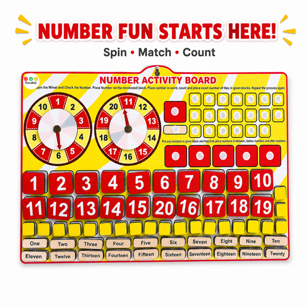 Number activity Velcro chart - EKW0257