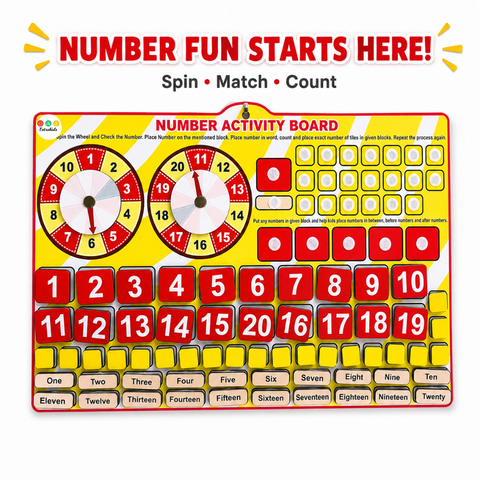 Number activity Velcro chart - EKW0257