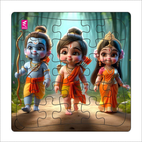 Wooden Zigsaw Puzzle -Ramayana Theme - EKW0274