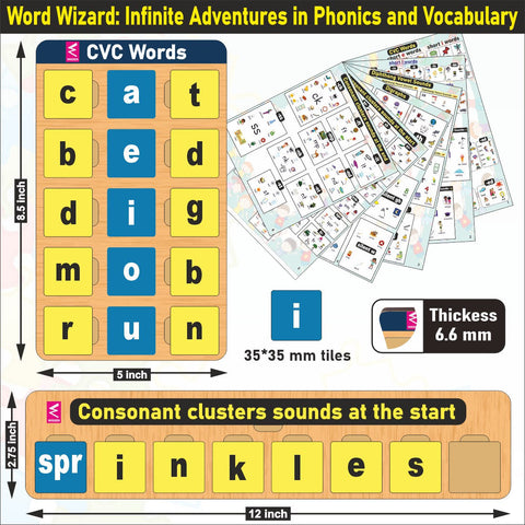 Wooden Word Wizard Game - EKW0275