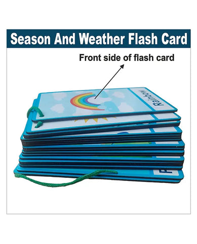 Wooden Flash Cards - Season And Weather - EKW0279