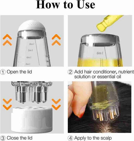 Hair Oil Applicator Comb - SHL0098