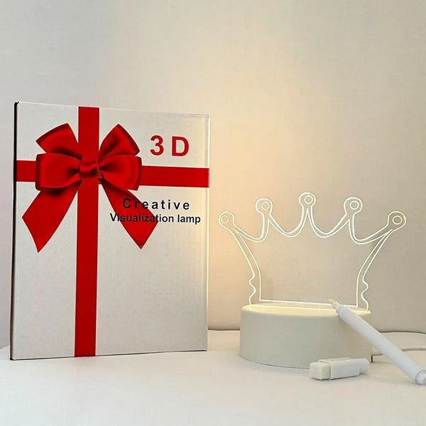 らぶぶ 3d creative visualization lamp オマケ付き らぶぶ 3d
