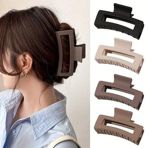 Hair Claw Clips For Women Random Color - SHL0130